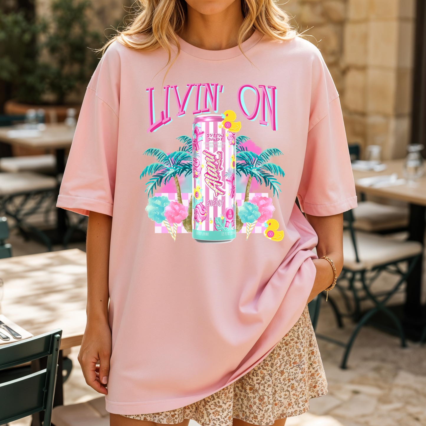 Livin’ on Cotton Candy Alani Tee