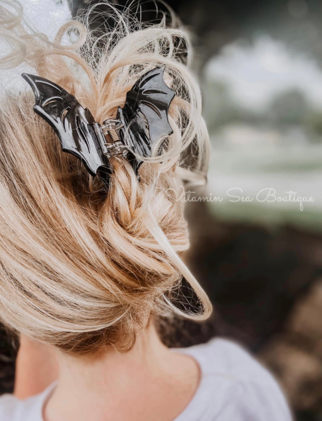 Bat Wing Hair Clips 🖤🦇