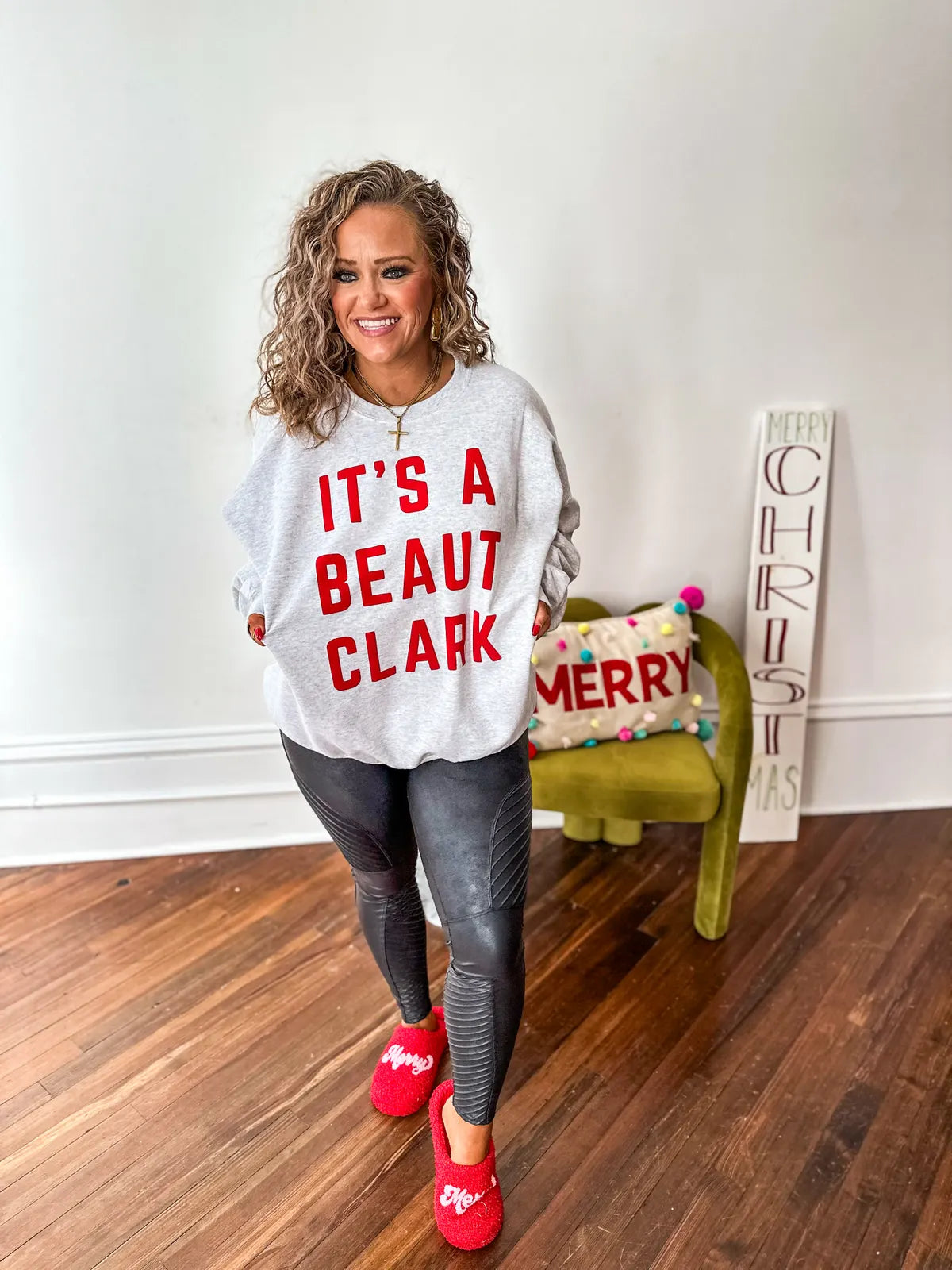 It’s a Beaut Clark Puff Sweatshirt