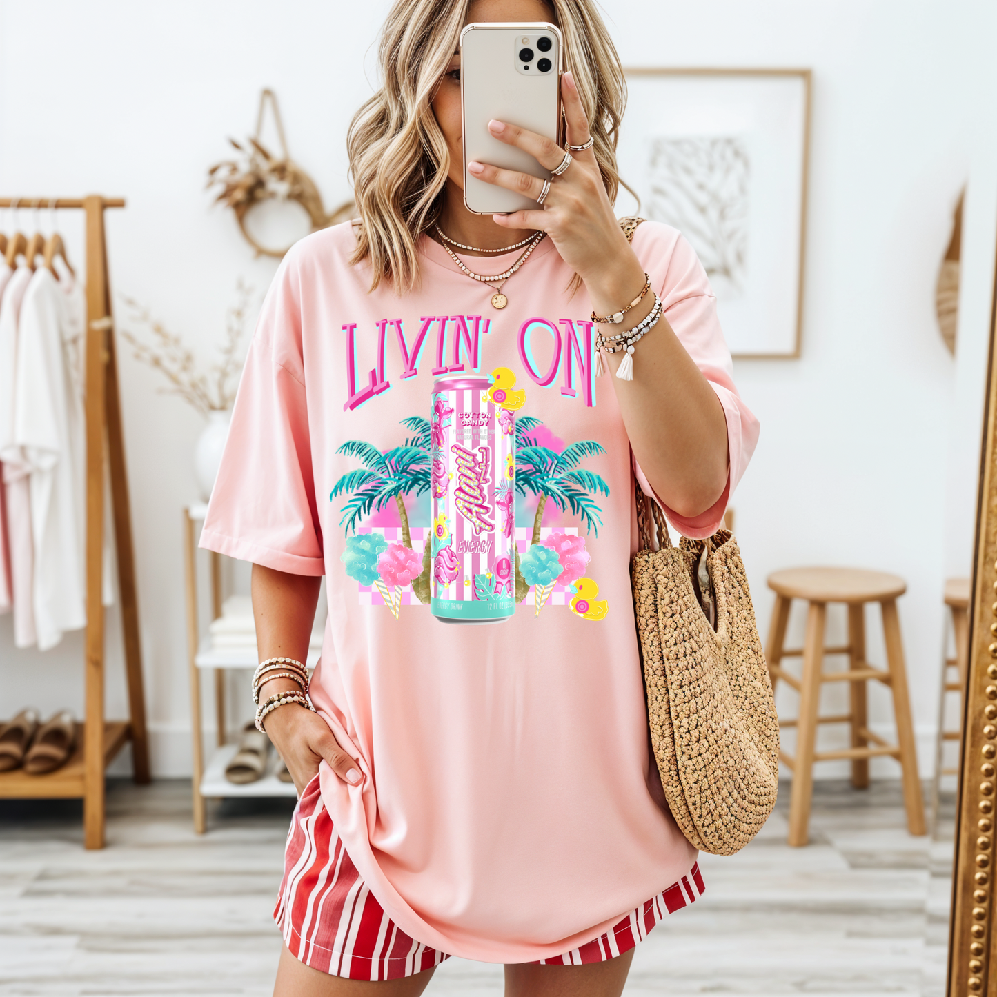 Livin’ on Cotton Candy Alani Tee
