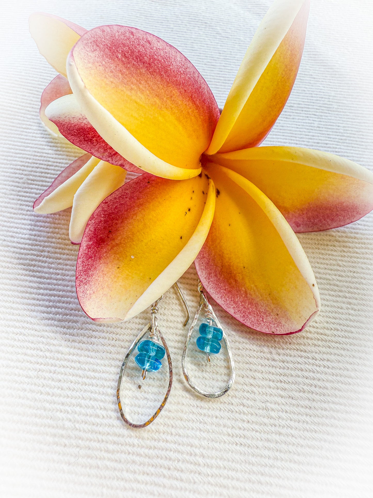 Ocean Mini Hoops Seaglass Earrings