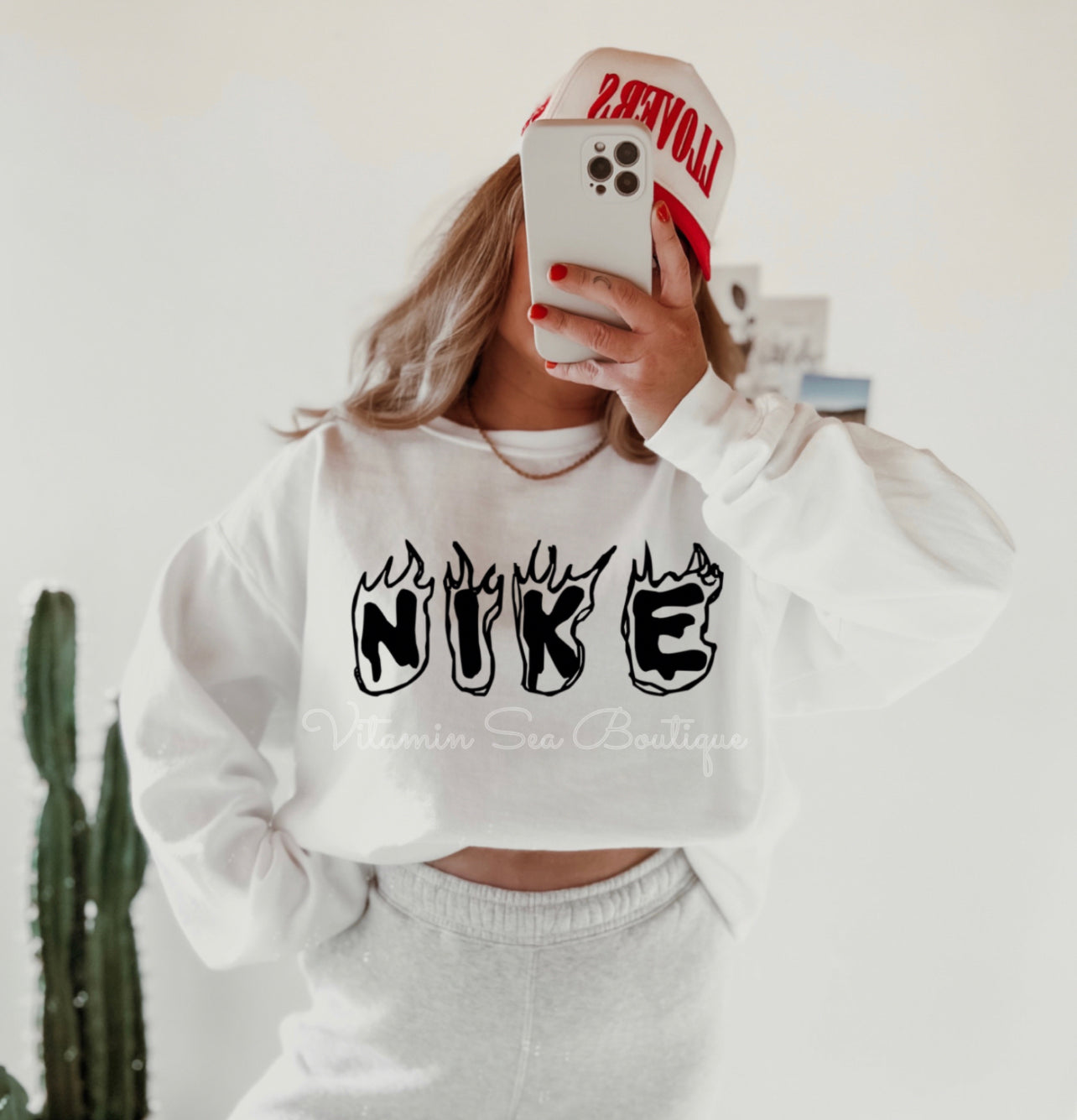 Preppy Fire Tee/Sweatshirt