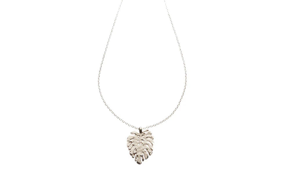 Manoa Monstera Leaf Necklace