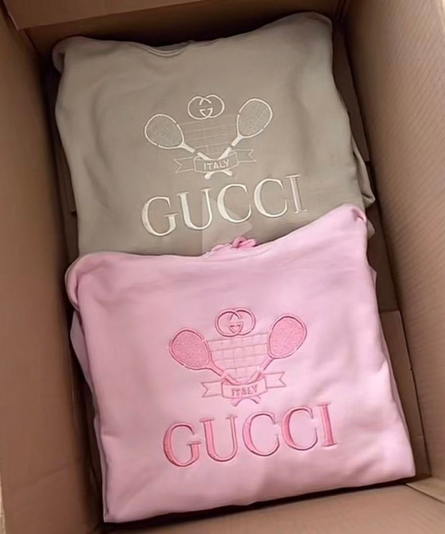 Neutral Tennis Embroidered Crews/Hoodies