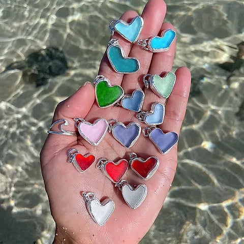 Seaglass Heart Necklace