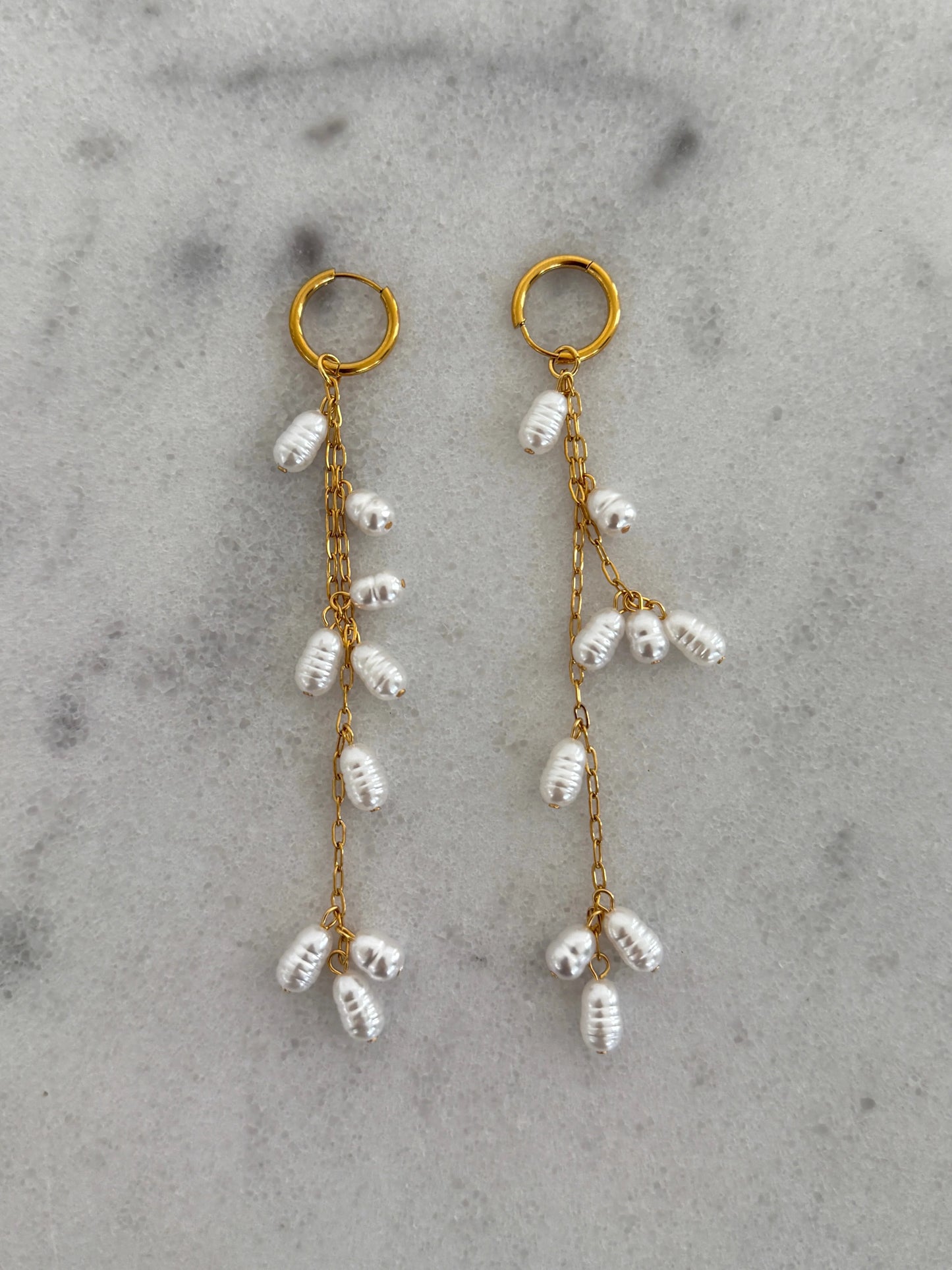 Ocean Pearl Drip Earrings