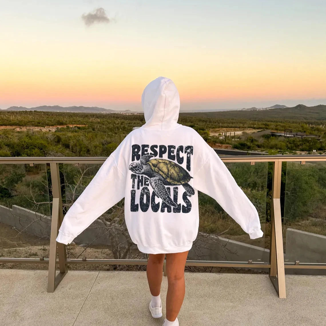 Respect the Locals Honu Tee/Hoodie