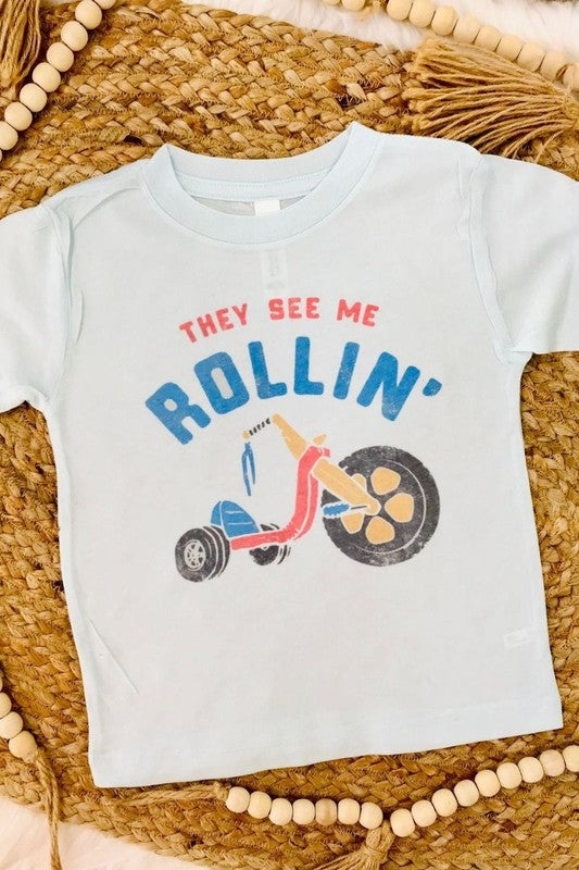 They See Me Rollin' Kids Tee