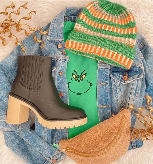 Green Guy Embroidered Sweatshirt