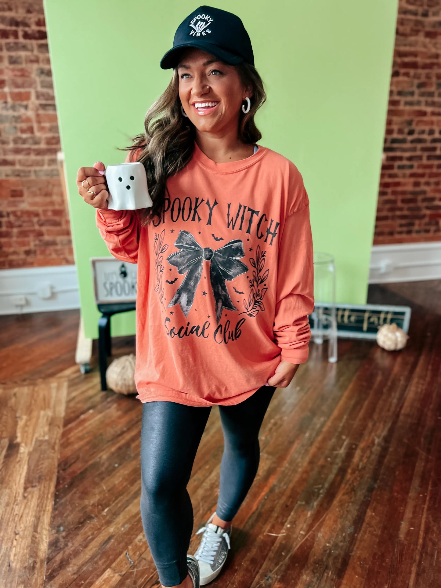 Spooky Witch Social Club Long Sleeve Tee