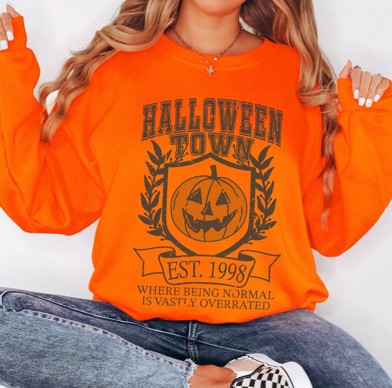 Halloweentown Distressed Sweatshirt