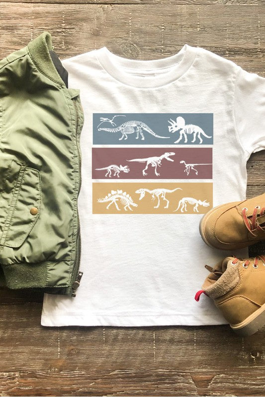 Dinosaur Fossils Kids Tee