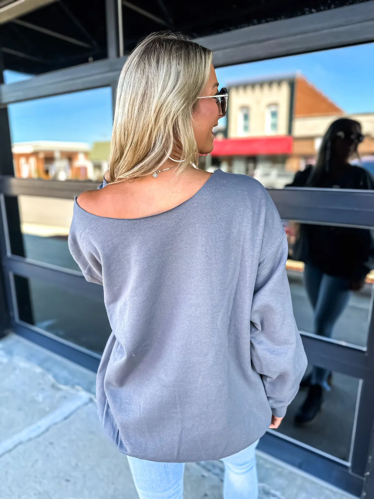 Bad Girls Have More Fun Off Shoulder Sweatshirt