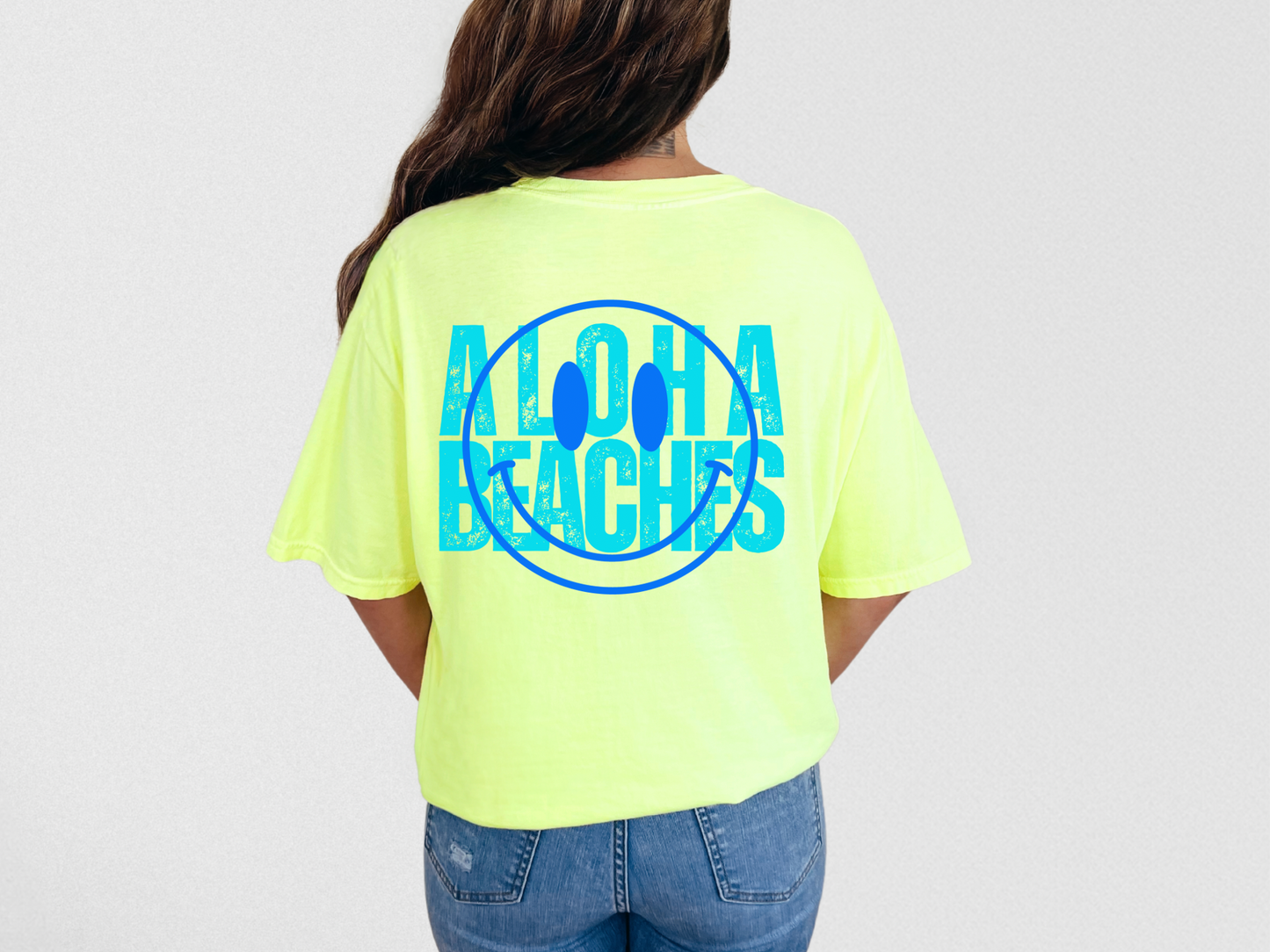 Aloha Beaches Smiley Tee