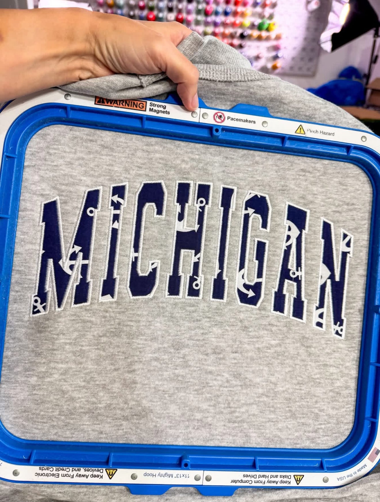 Michigan Anchor Mockneck