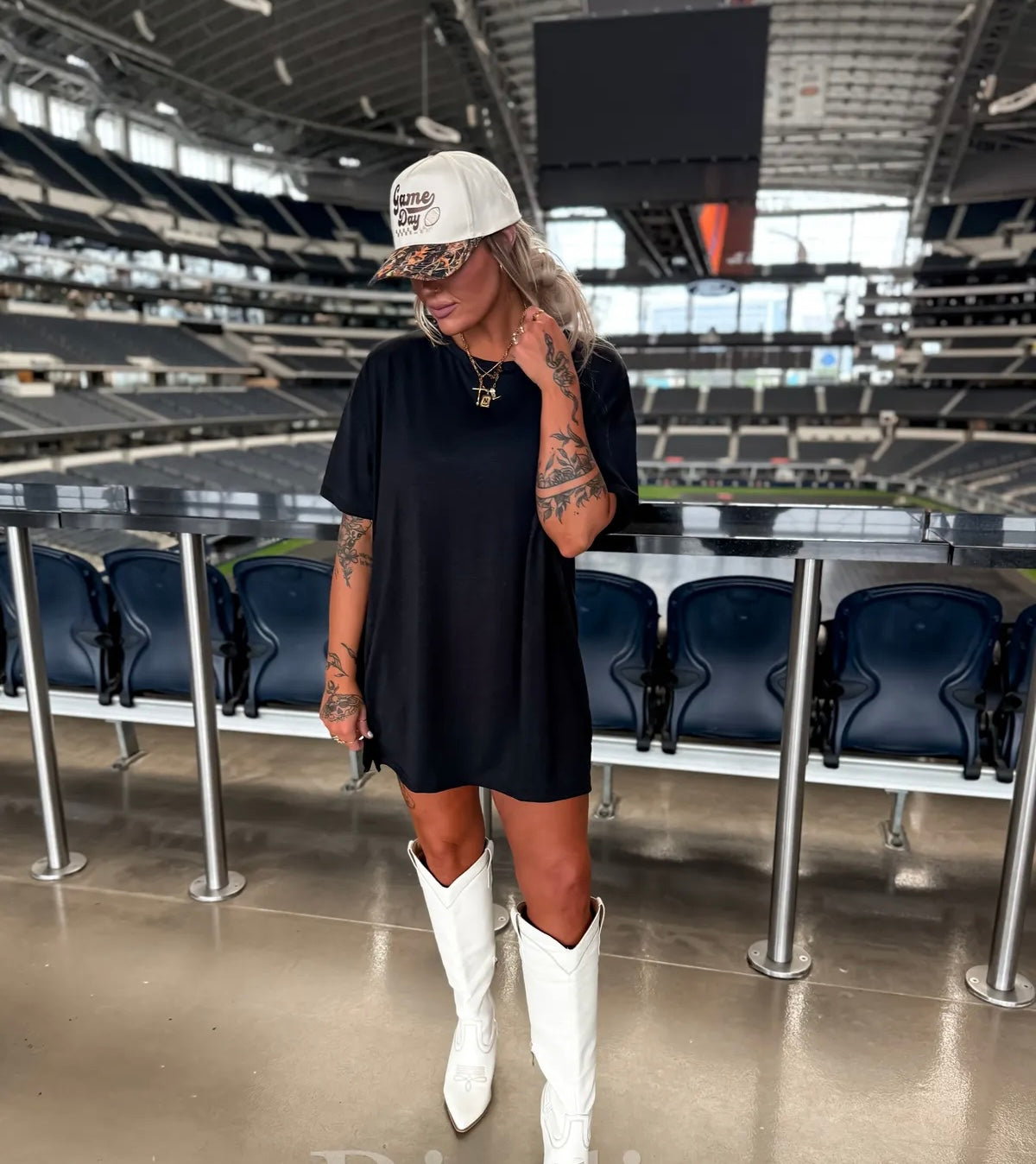 Black Relaxed Lightweight Lounge Dress