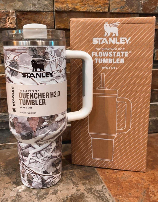 40oz Camo Leaves Tumbler
