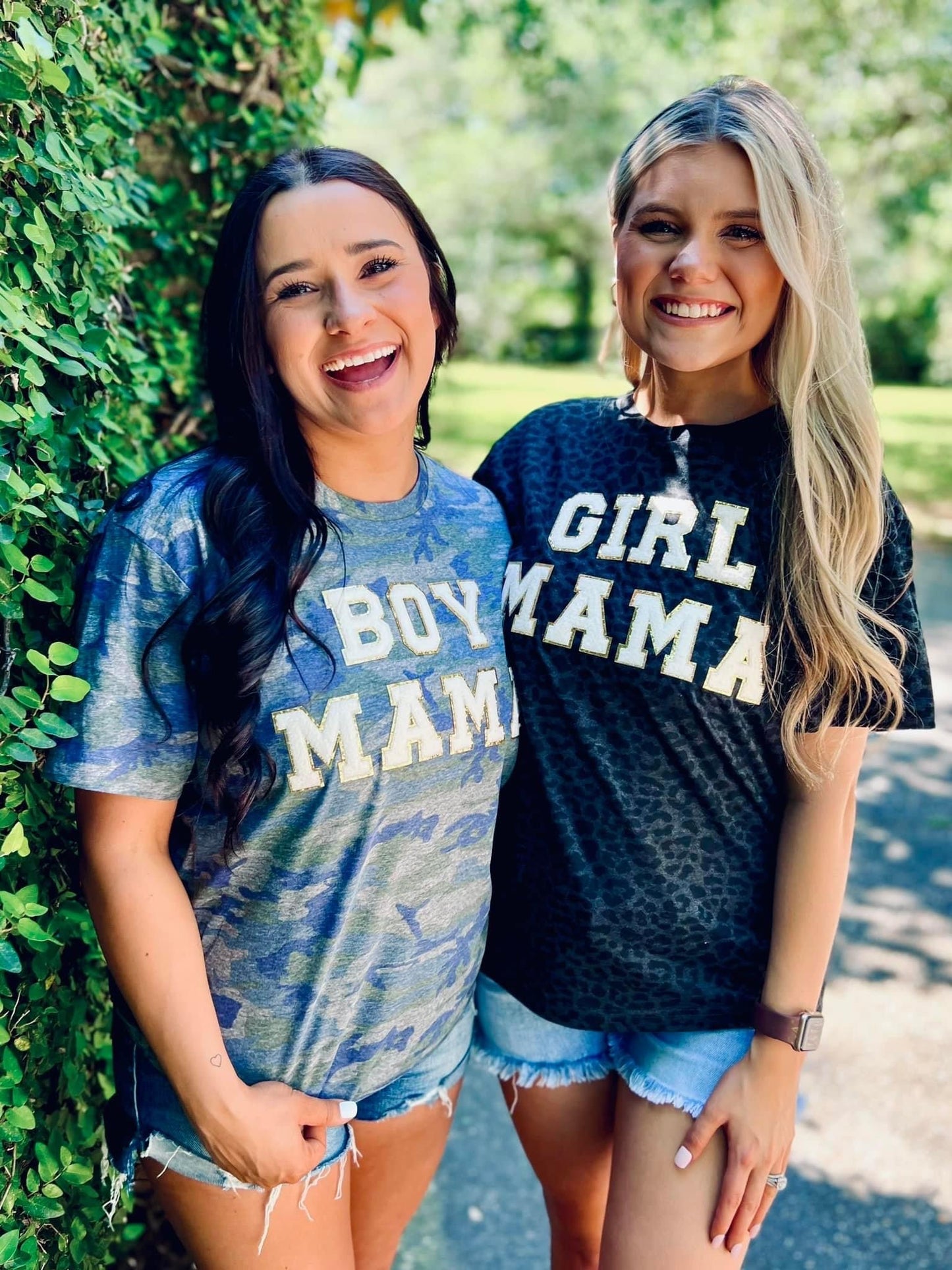 Boy Mama/Girl Mama Patch Tees