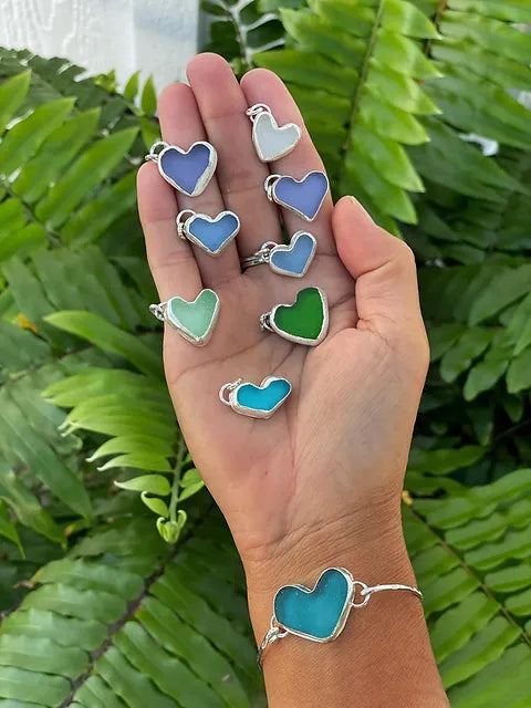 Seaglass Heart Necklace