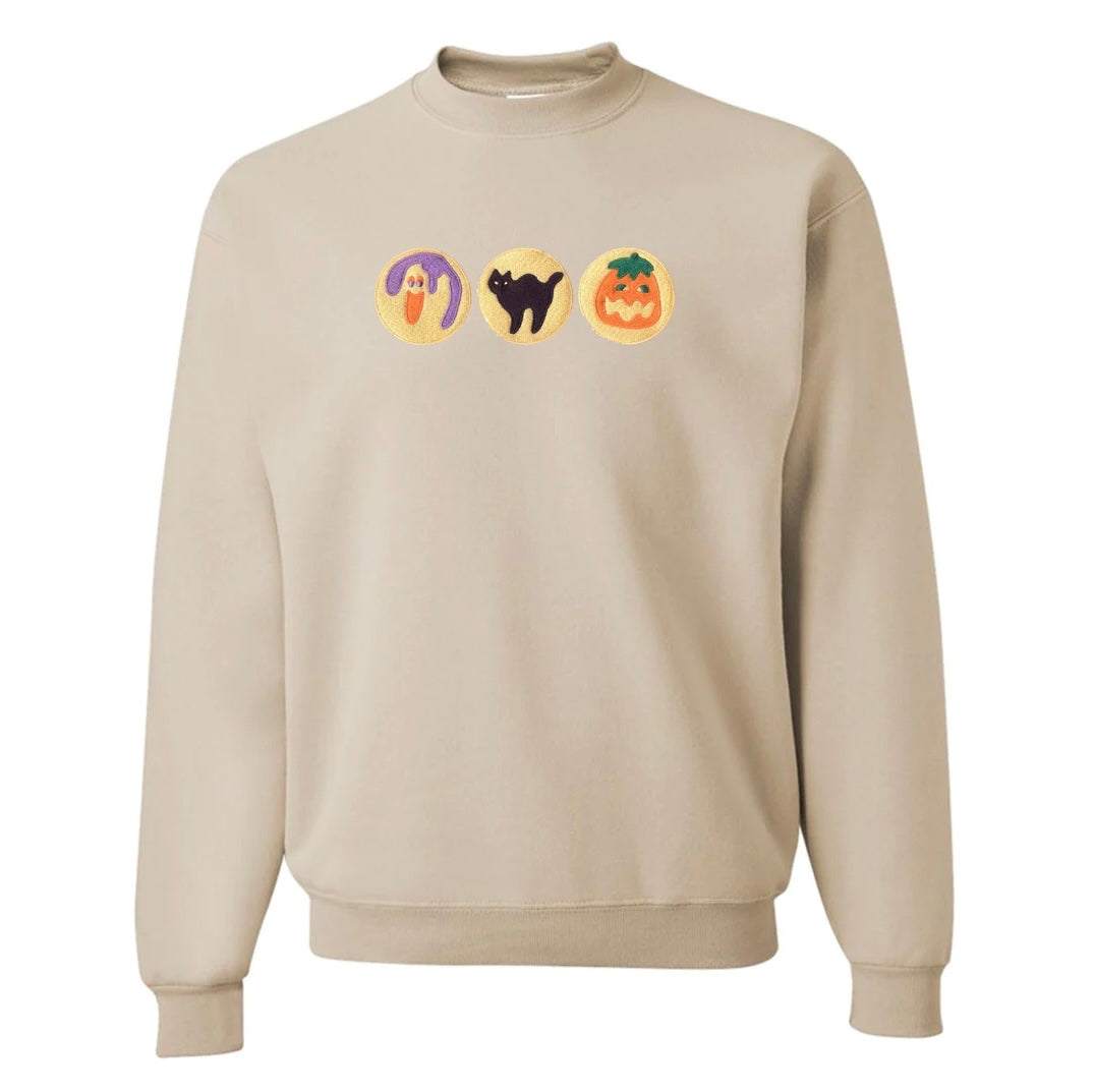 'Halloween Cookies' Embroidered Sweatshirt