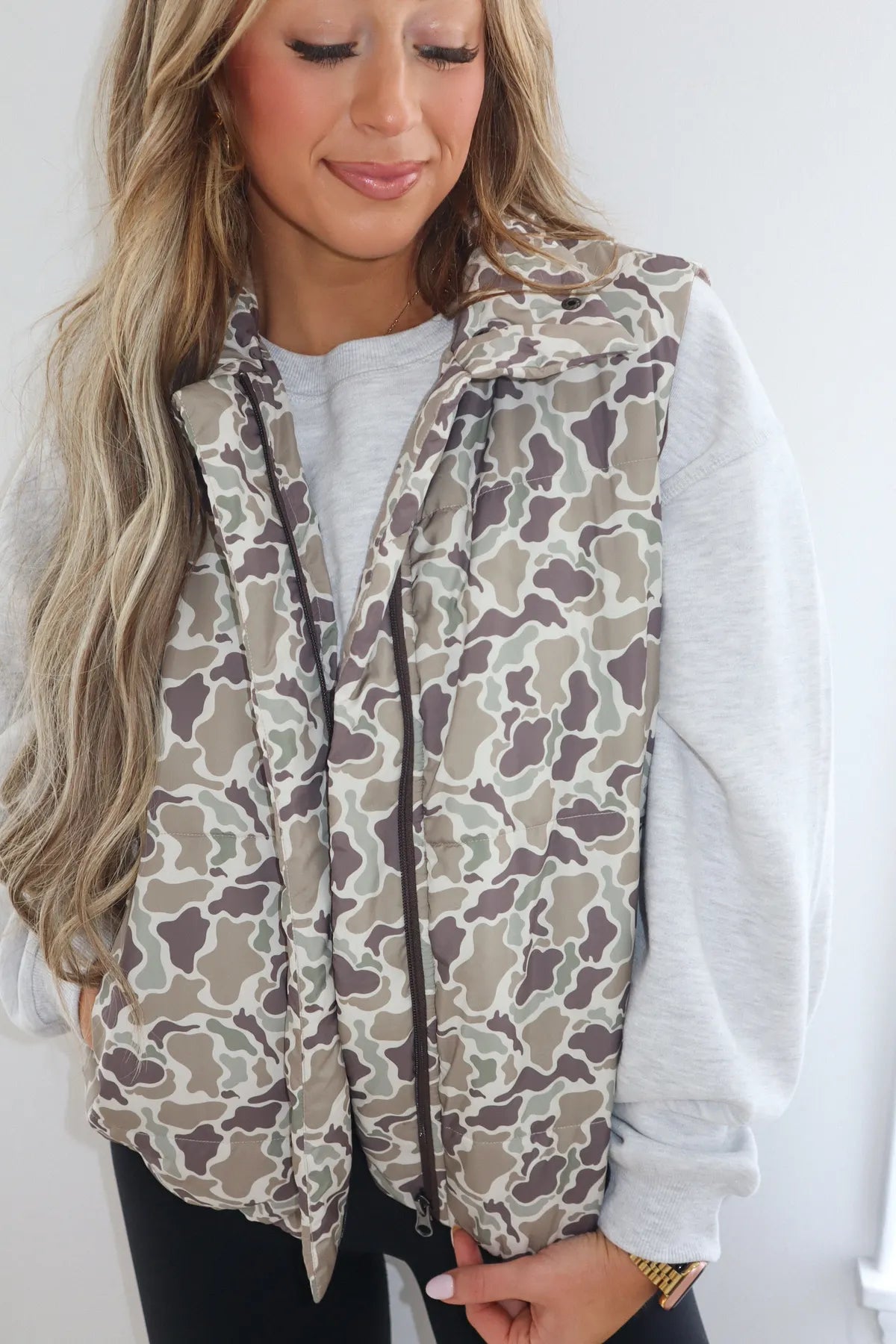 PREORDER Duck Camo Puffer Vest