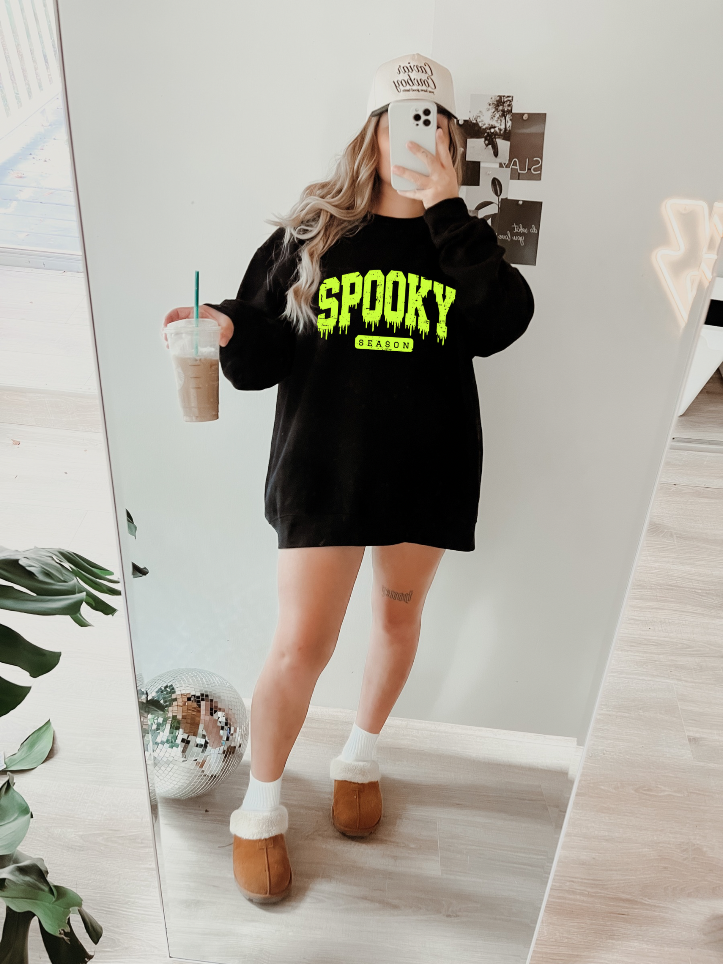 Spooky Season Neon & Black Tee/Hoodie
