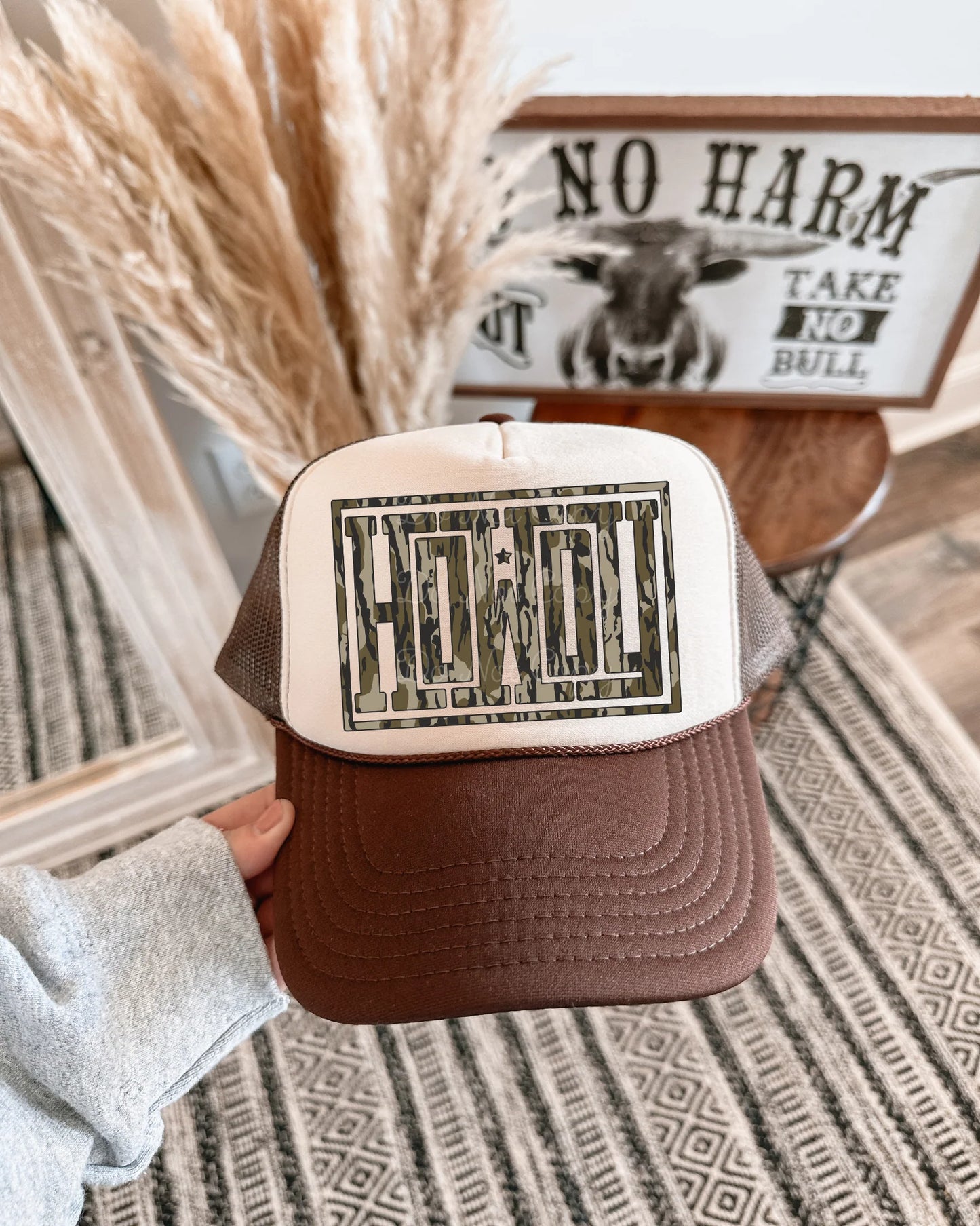 Howdy Camo Trucker Hat