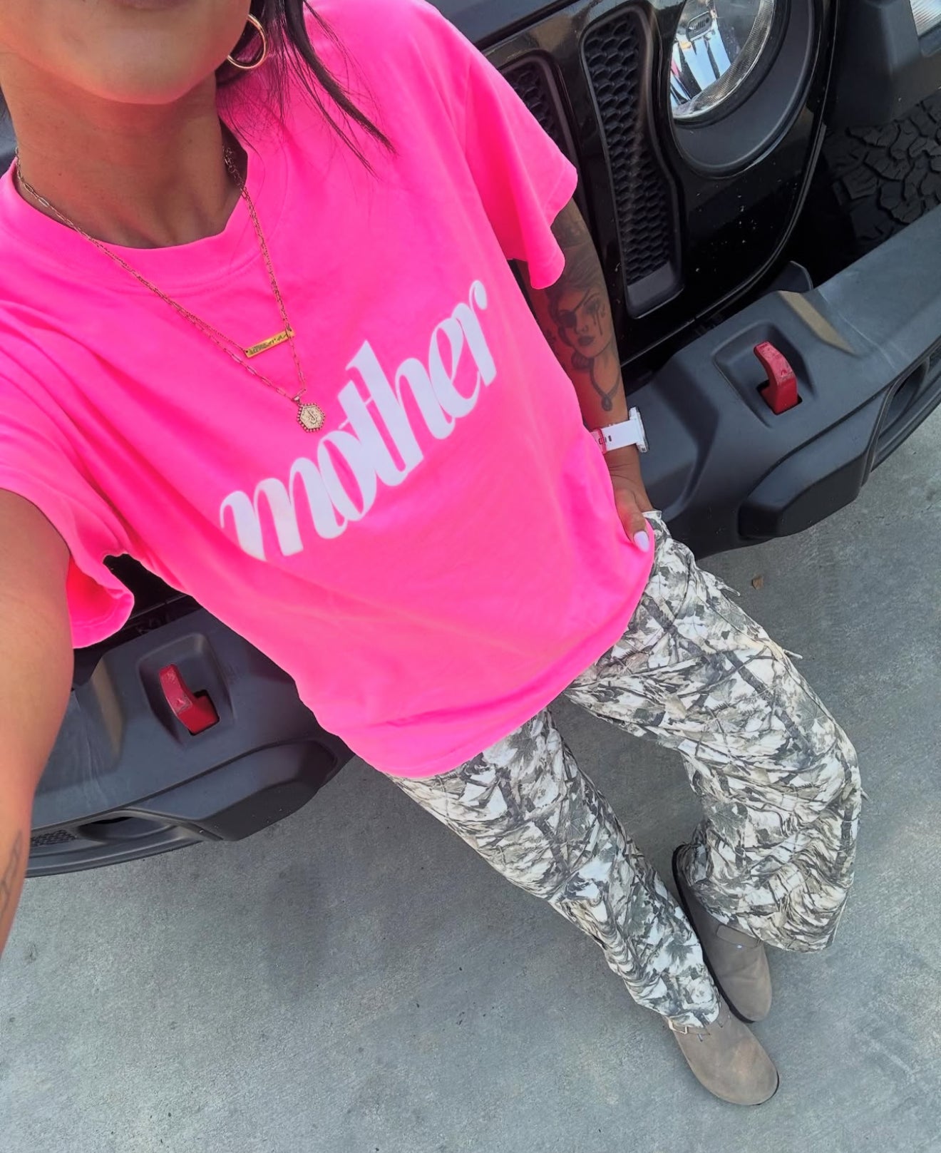 Mother Neon Puff Tee