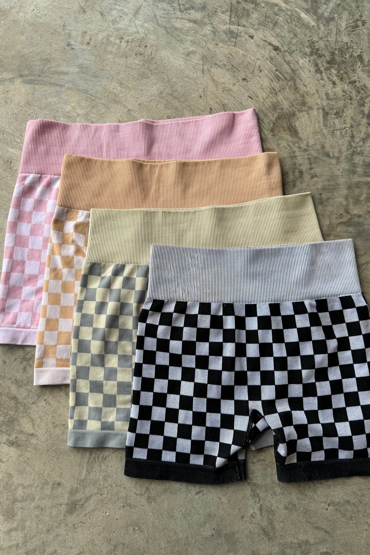 Preorder: Charcoal Checkered Sets