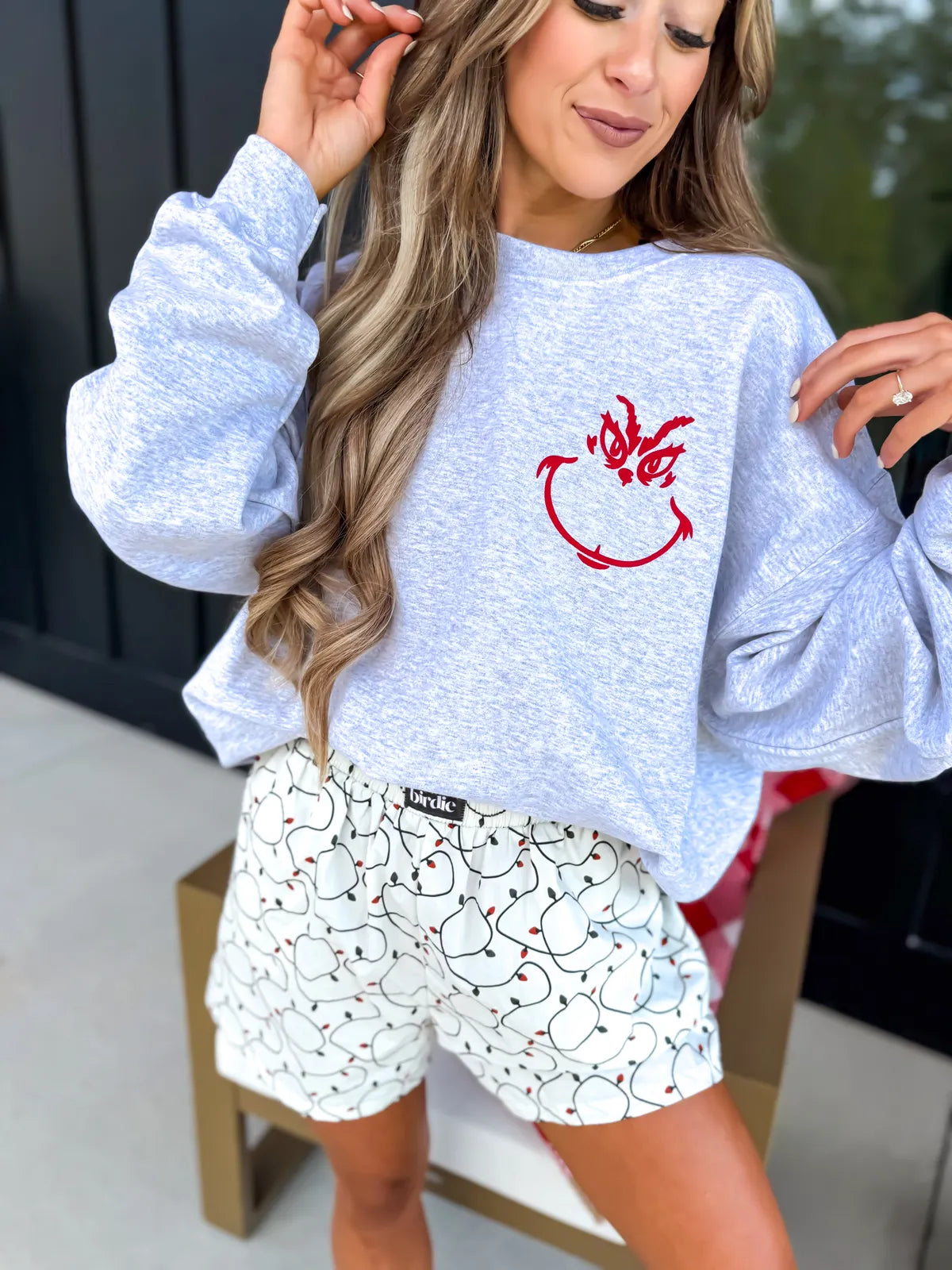 You’re a Mean One Gray Sweatshirt