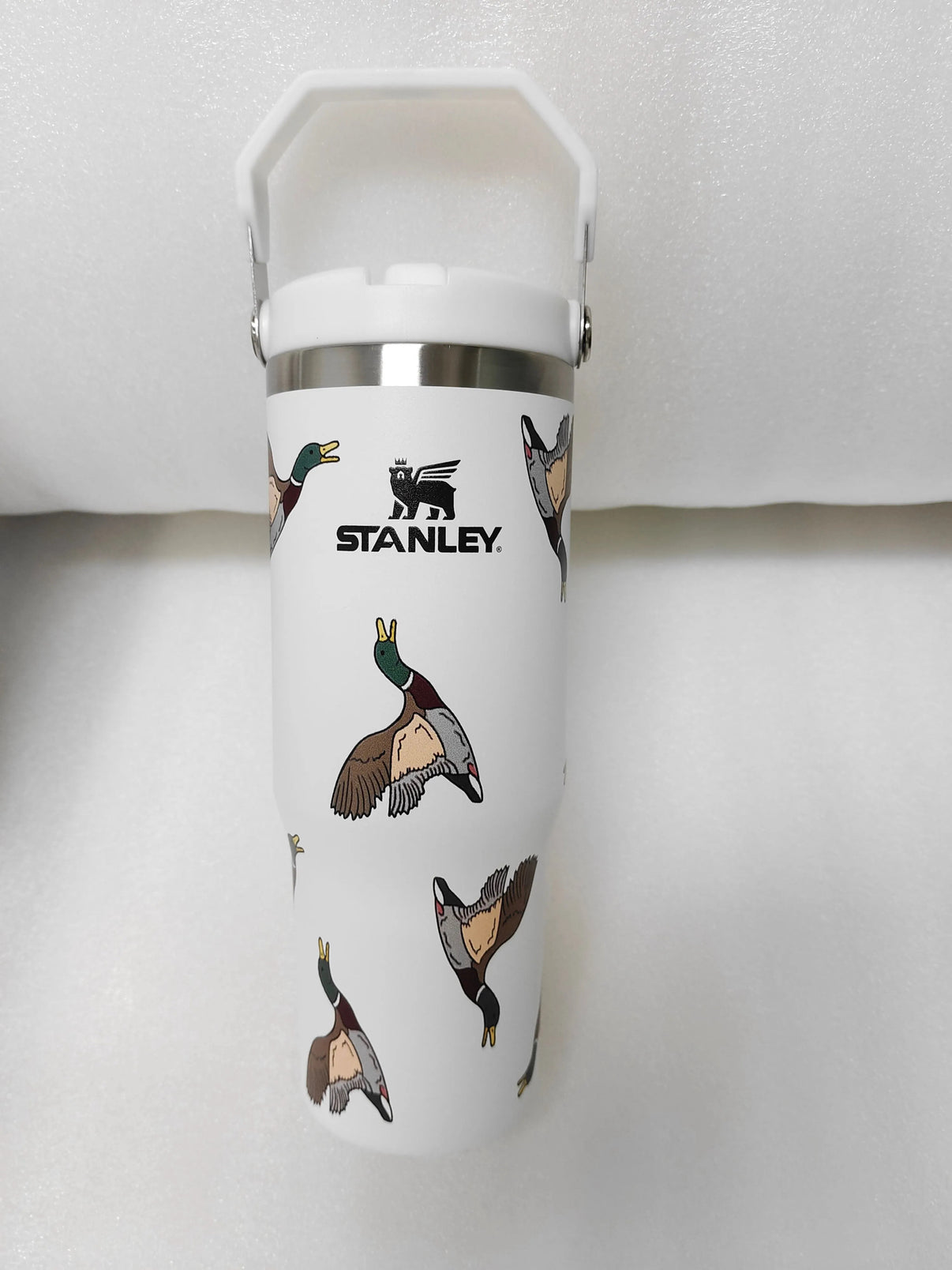 30oz Mallard Ducks Flip Straw Tumbler