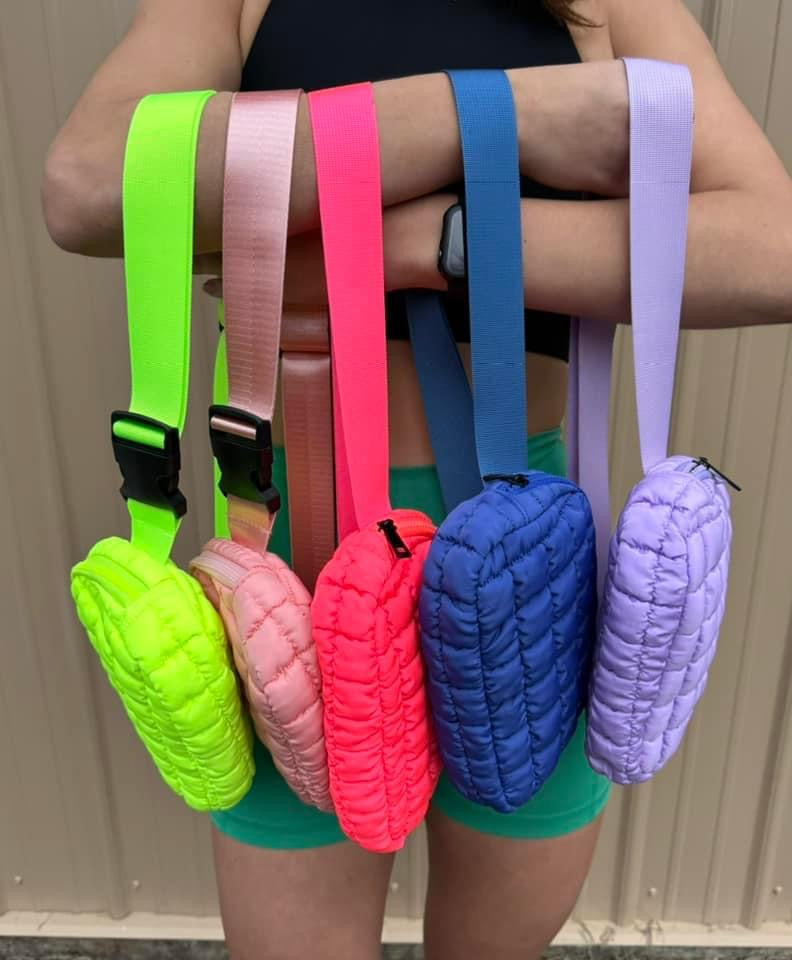 Puff Neon Crossbody Bum Bag