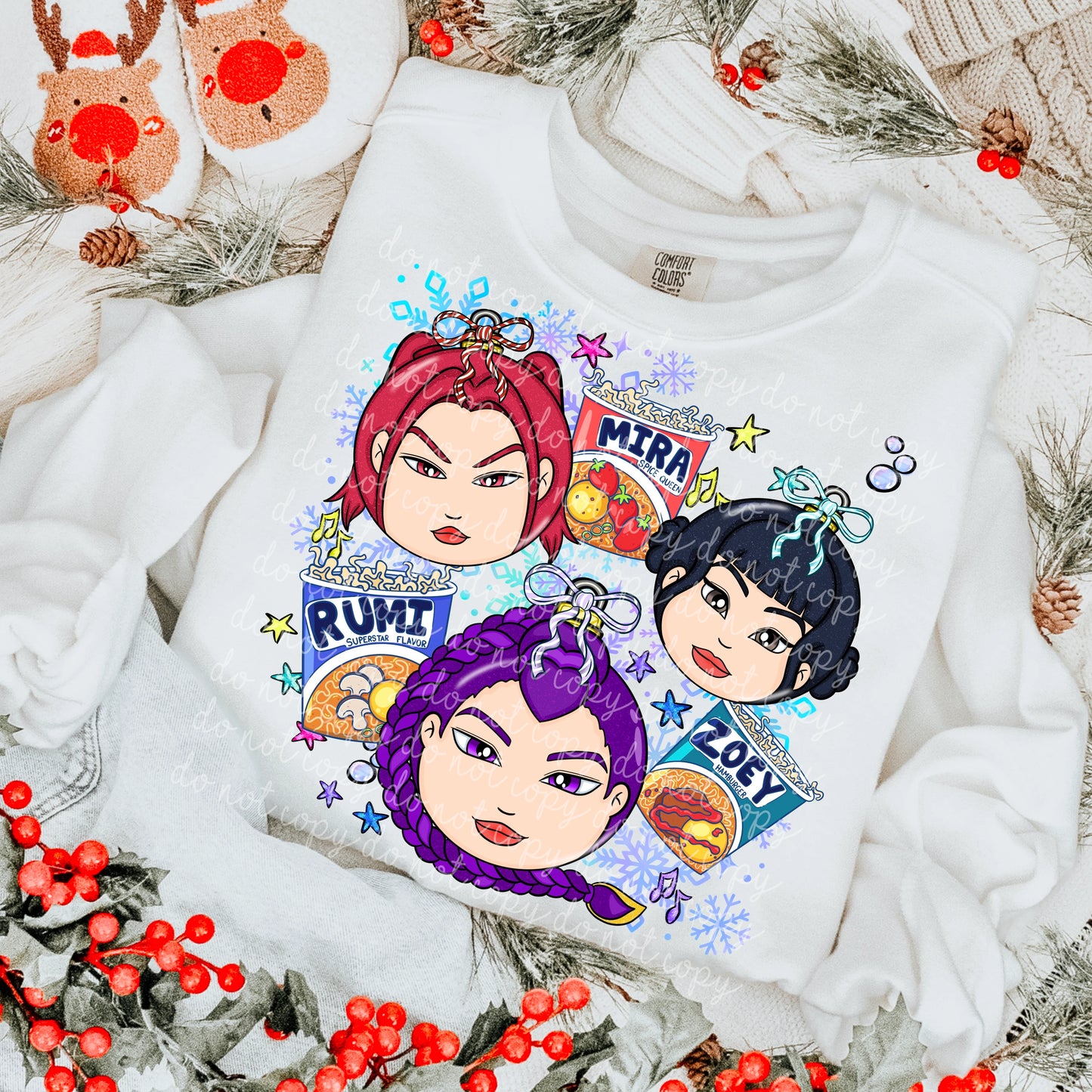 K Pop Demon Ornaments Tee/Crewneck