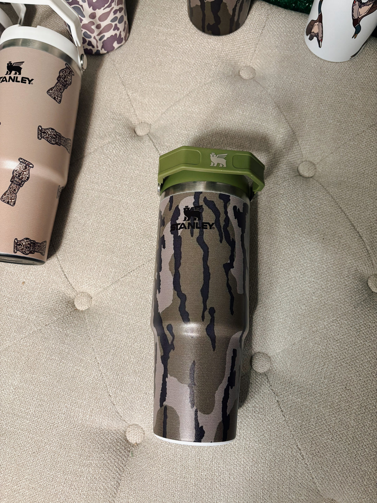 30oz Camo Queen Flip Straw Tumbler