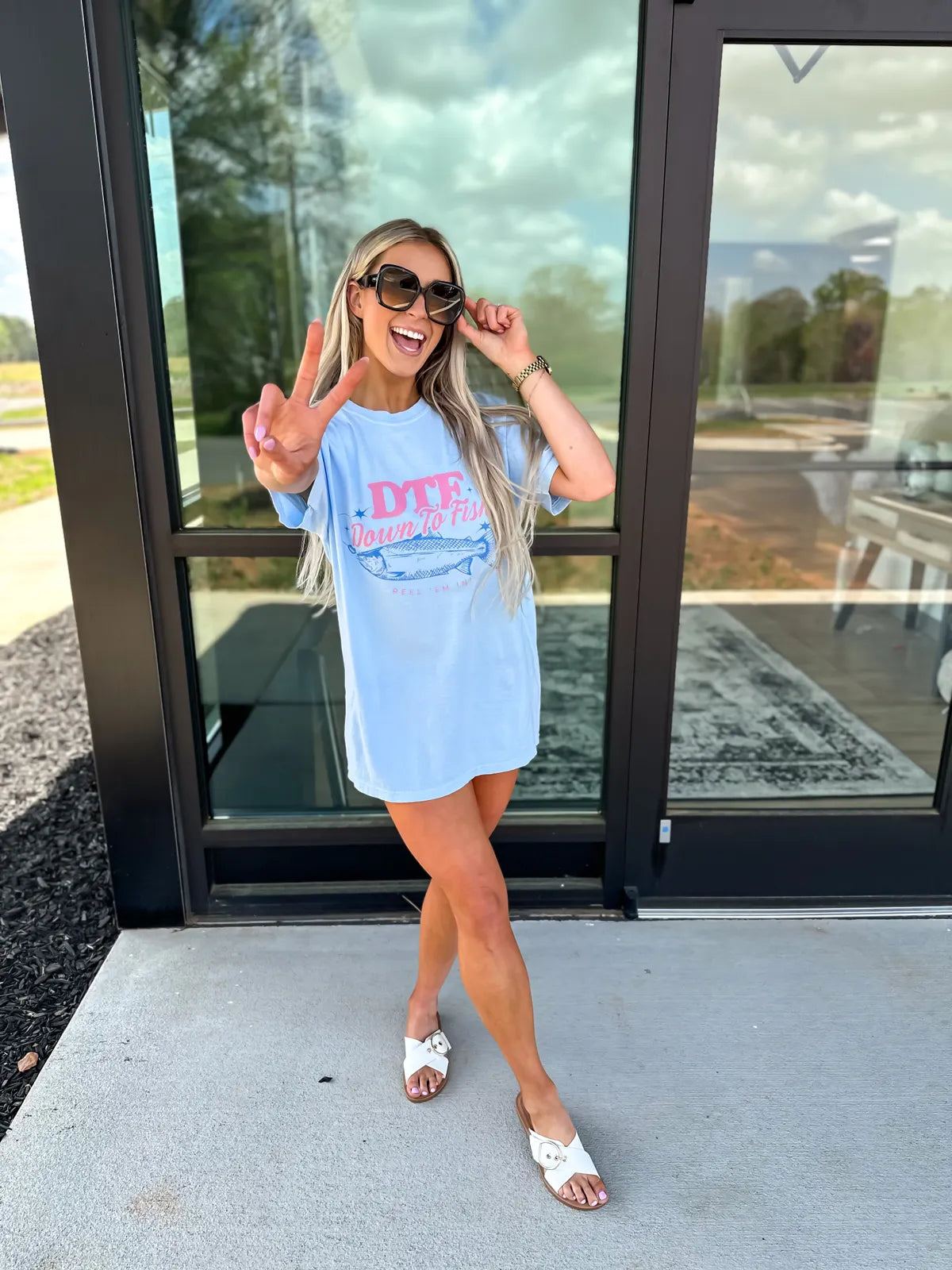 DTF Down To Fish Tee