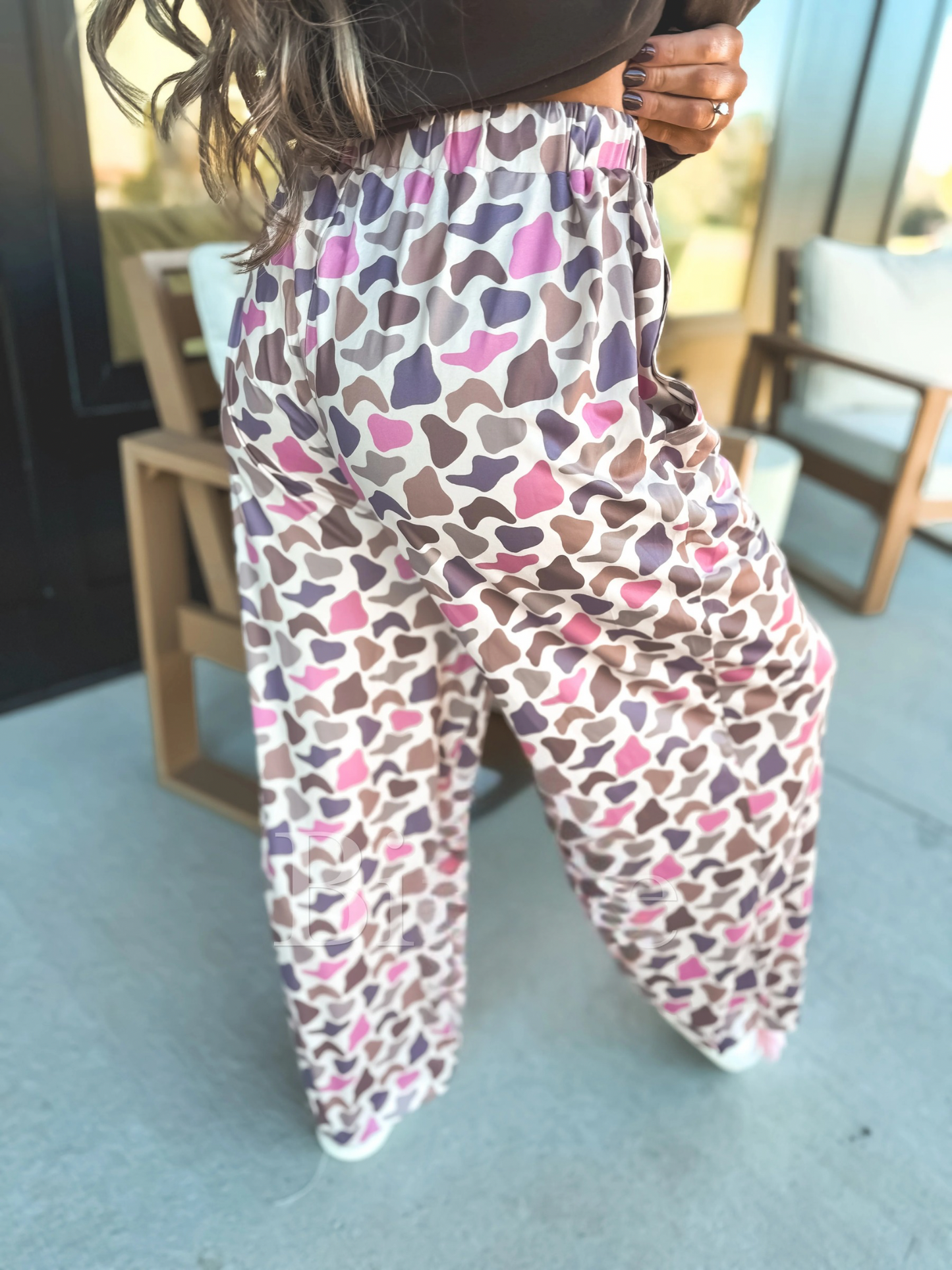 PREORDER Pink Duck Camo Stretchy Lounge Pants