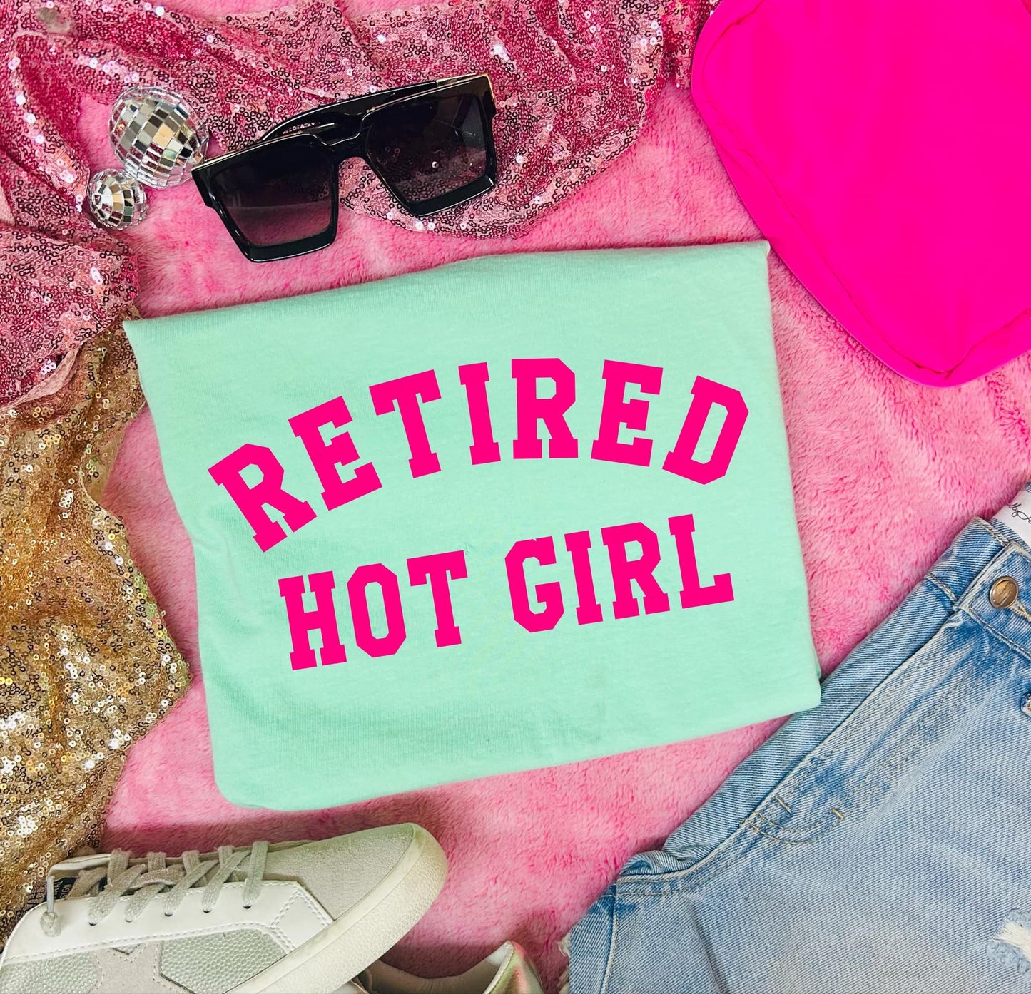 Retired Hot Girl Tee
