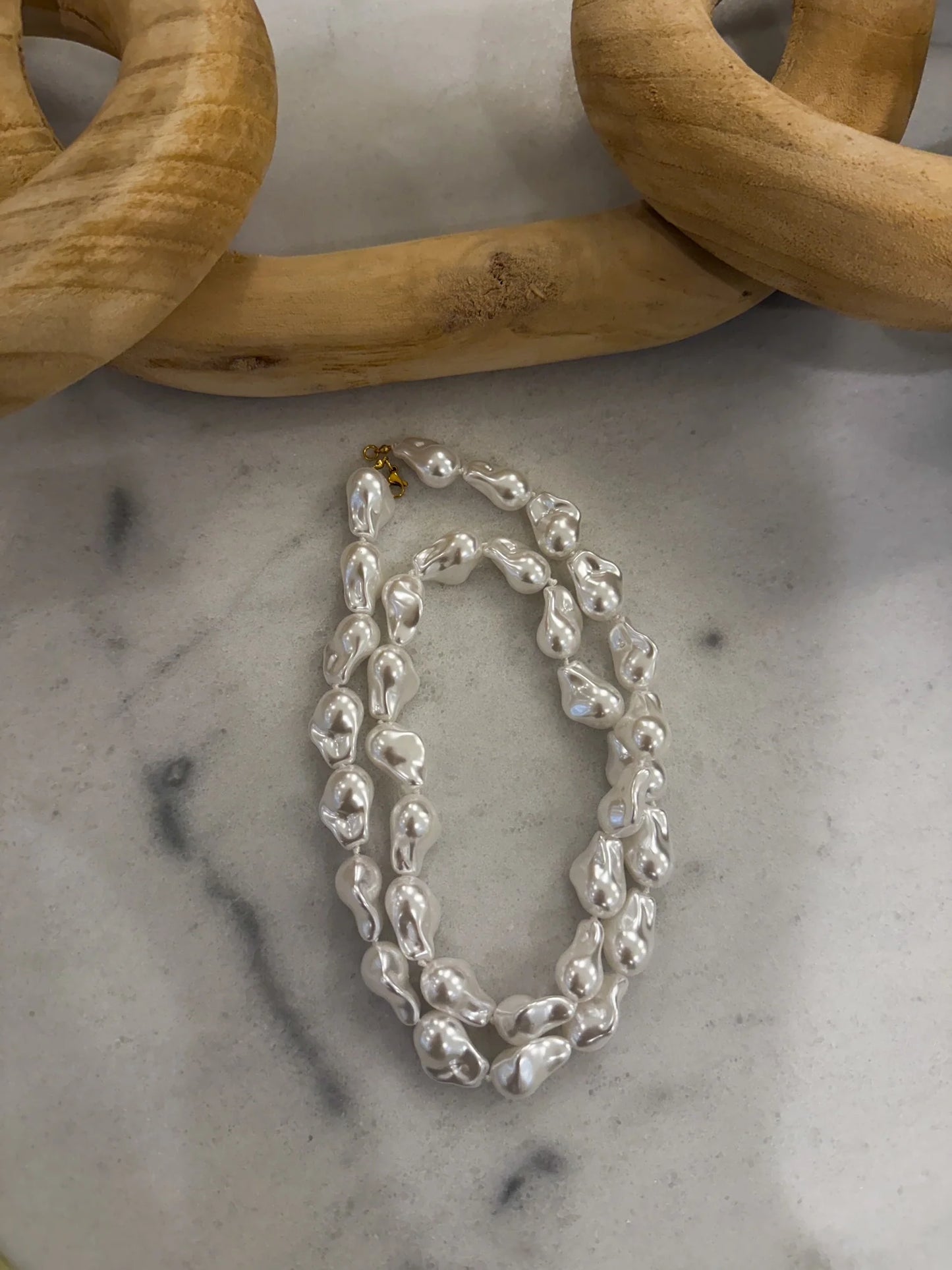 Sunlit Pearl Necklace