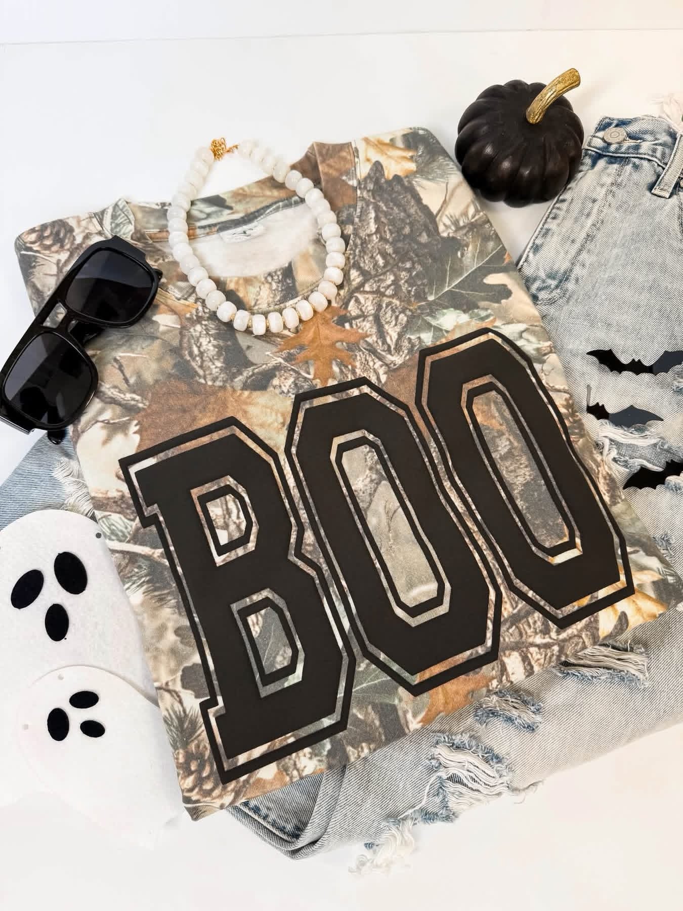 Boo Camo Puff Tee