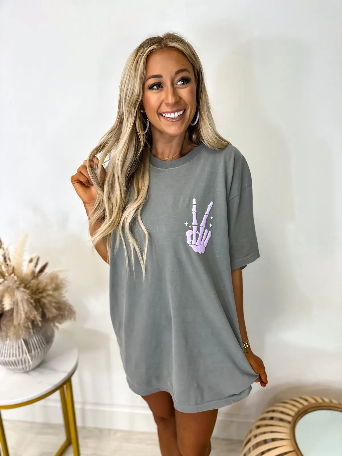 Skeleton Peace Sign Tee - Limited Edition