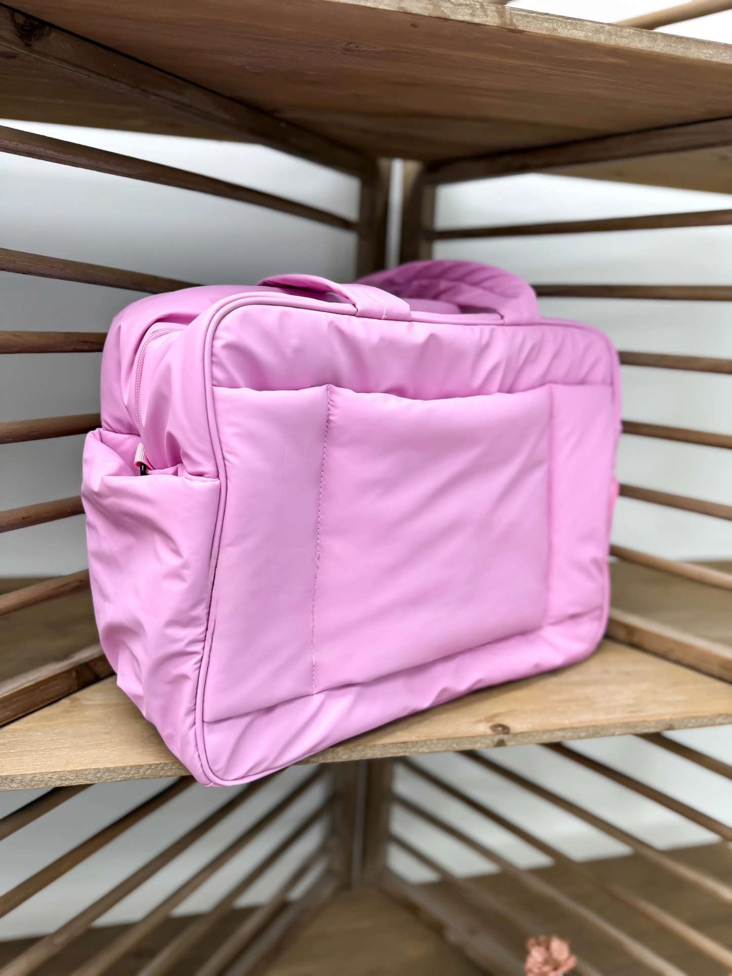 PREORDER Mini Duffle Pink Plumeria