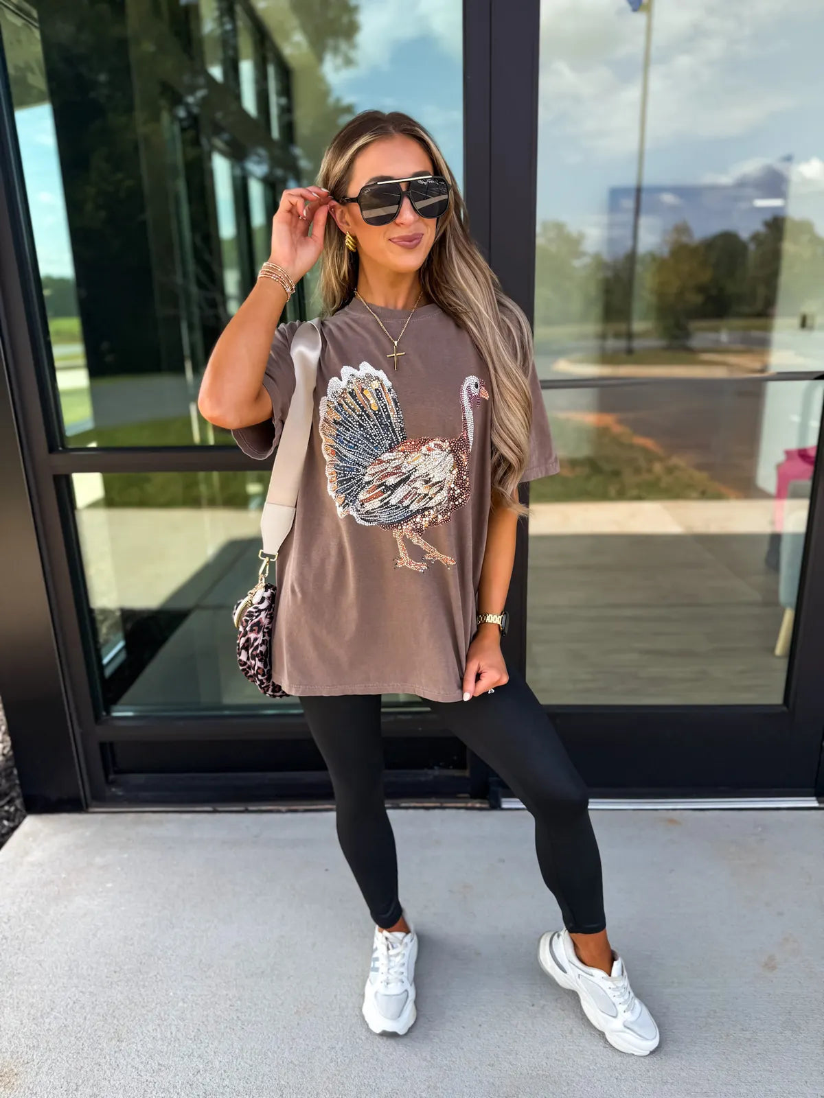Rhinestone Turkey Tee