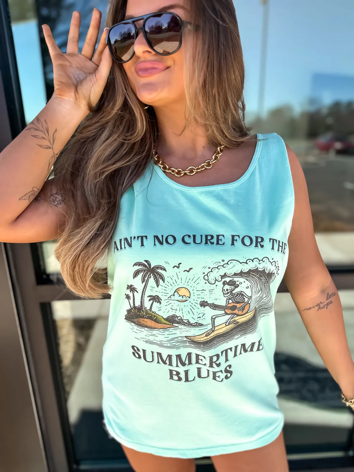 Summertime Blues Tank