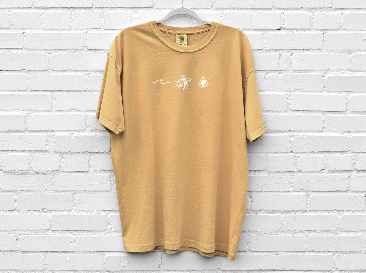 Wave Turtle Sunset Tee