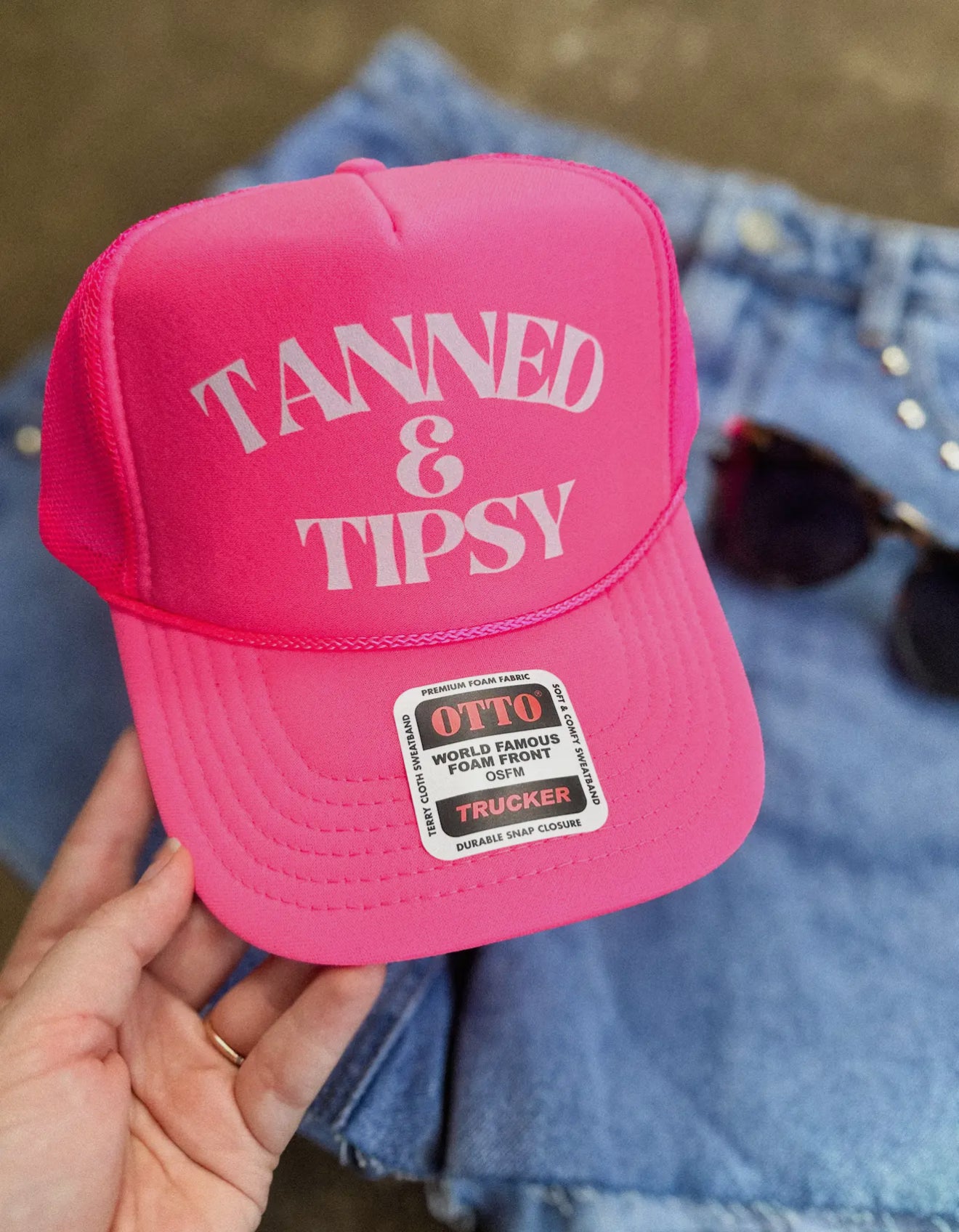 Tanned & Tipsy Neon Hat