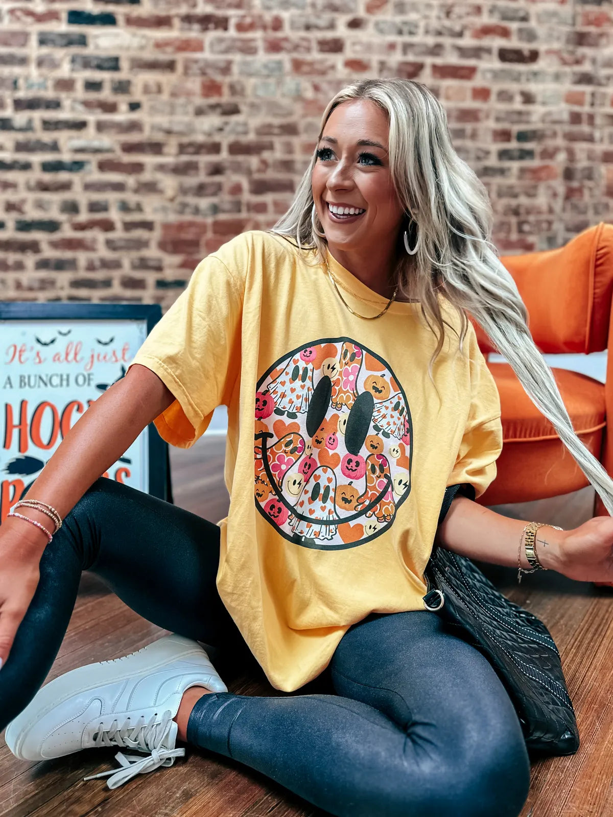 Smiley Ghost Tee
