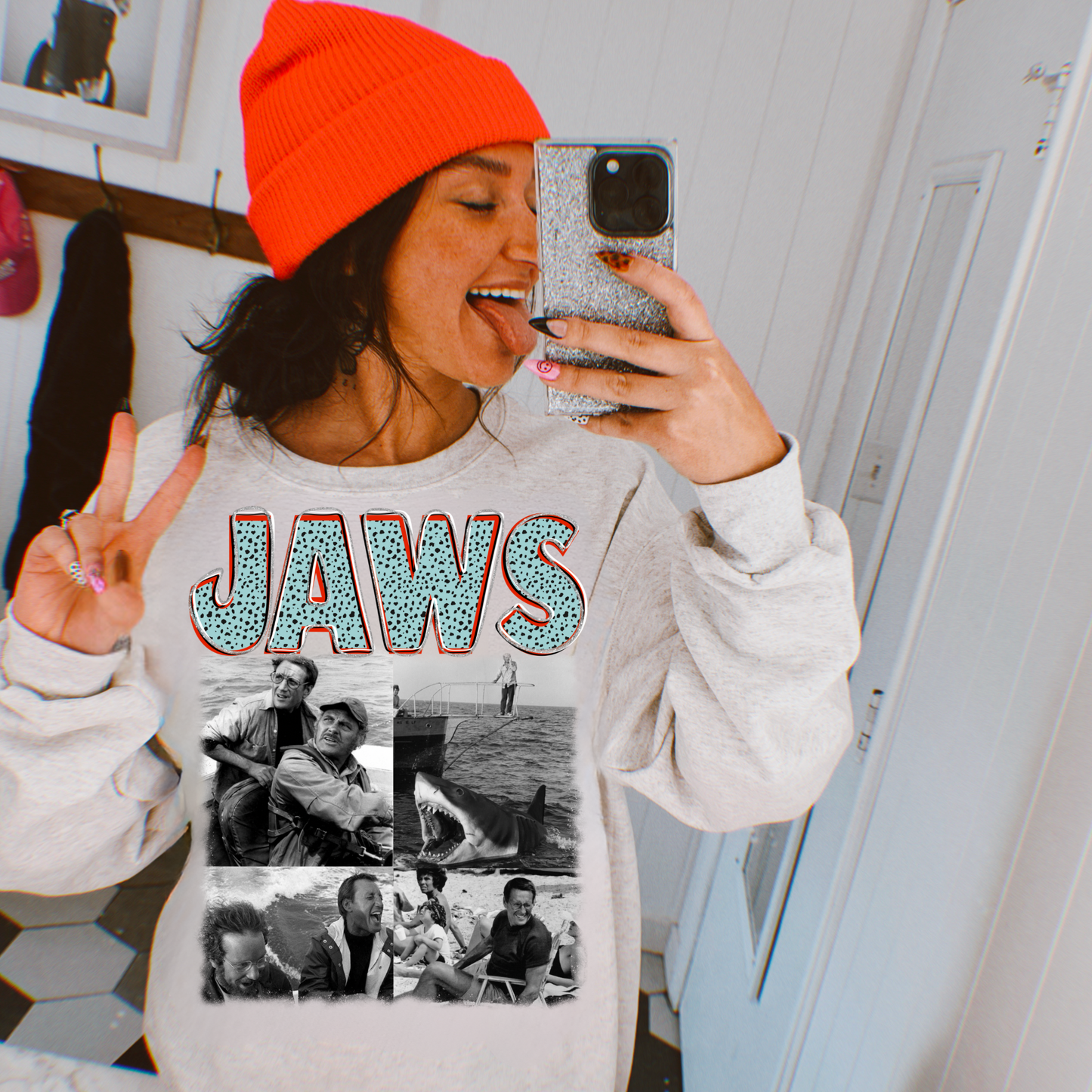 Jaws Collage Sweatshirt