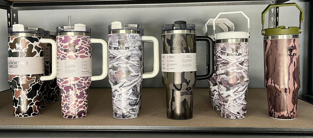 40oz Camo Leaves Tumbler