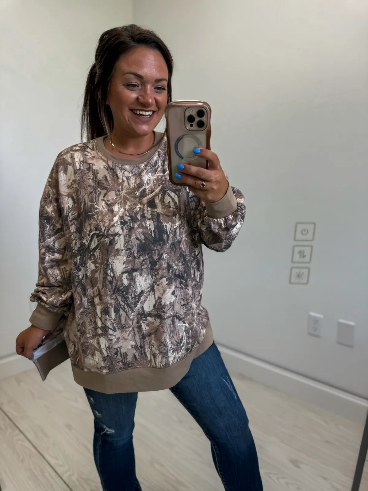 PREORDER Dark Camo Long Sleeve Pullover