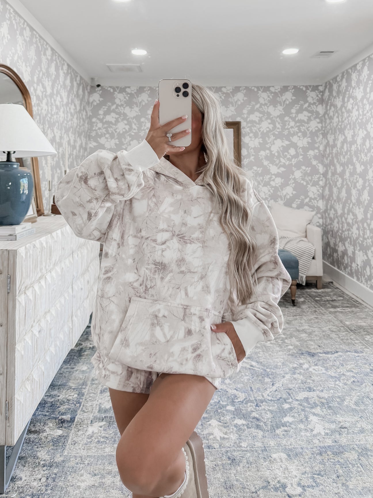 Cozy Light Camo Crew